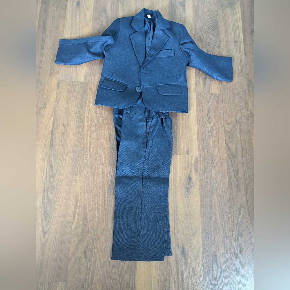 Little Boys Classic Dark Blue Suit